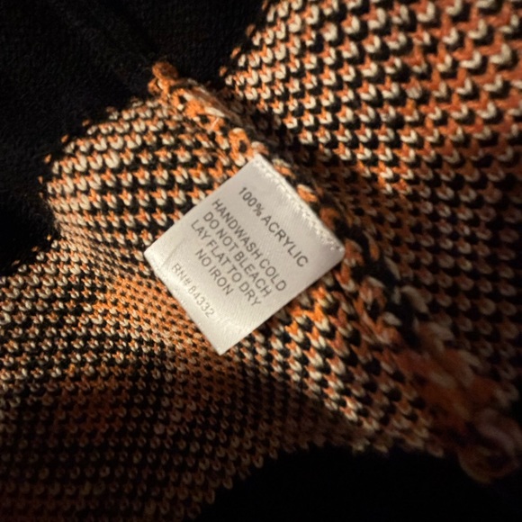 Sisters Aztec Black and Orange Cardigan - Picture 7 of 7